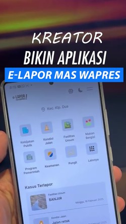 Video: Dear Pak Gibran, Kreator Ini Buat Aplikasi E-Lapor Mas Wapres Gratis!