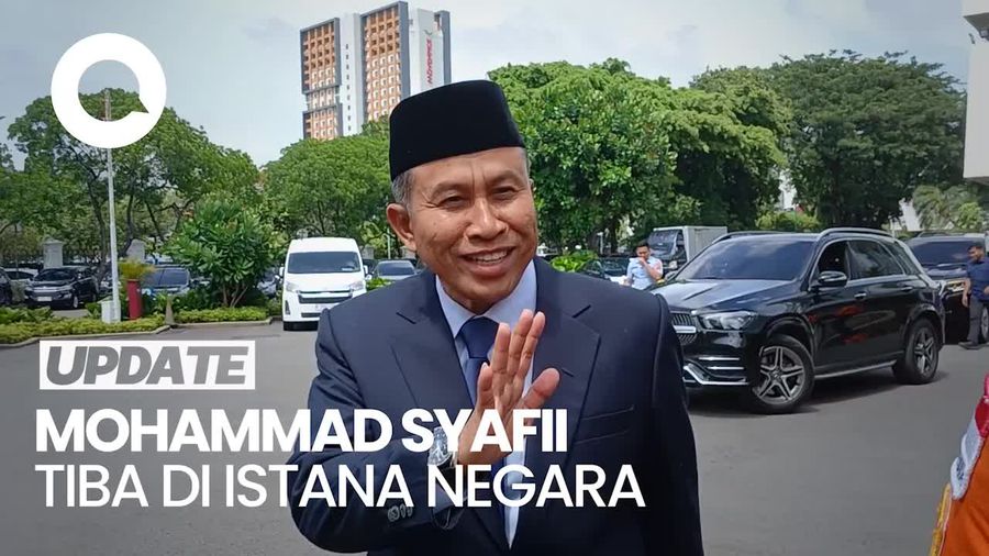 Video Mohammad Syafii Tiba di Istana Negara Jelang Pelantikan Kabasarnas