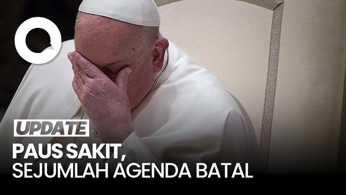 Video: Paus Fransiskus Idap Pneumonia, Agenda Akhir Pekan Dibatalkan