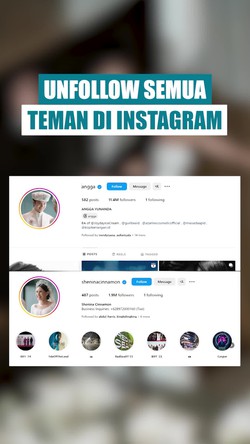 Video Angga Yunanda dan Shenina Cinnamon Hanya Follow Satu Akun Instagram