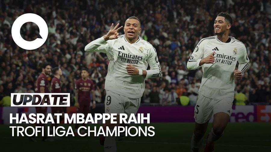 Video: Mbappe Cuma Mau Gelar Liga Champions, Bukan Pencetak Gol Terbanyak