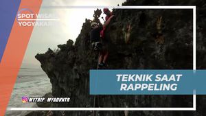 Pelajari Teknik Rappeling di Tebing Kuda Laut, Yogyakarta