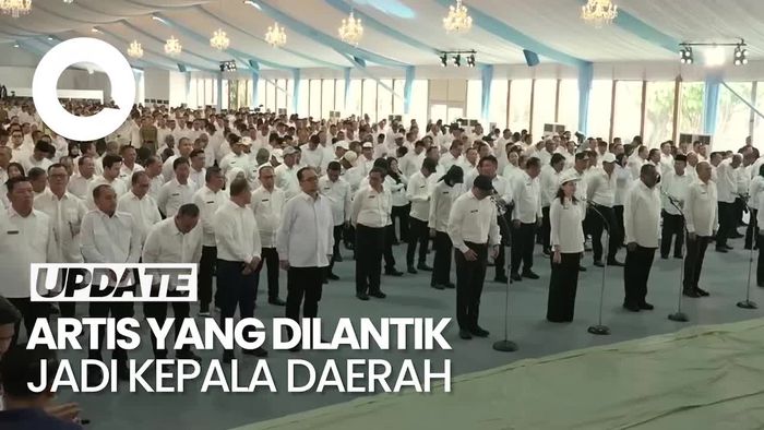 Video: Sederet Artis yang Jalani Pelantikan Kepala Daerah Serentak Hari Ini