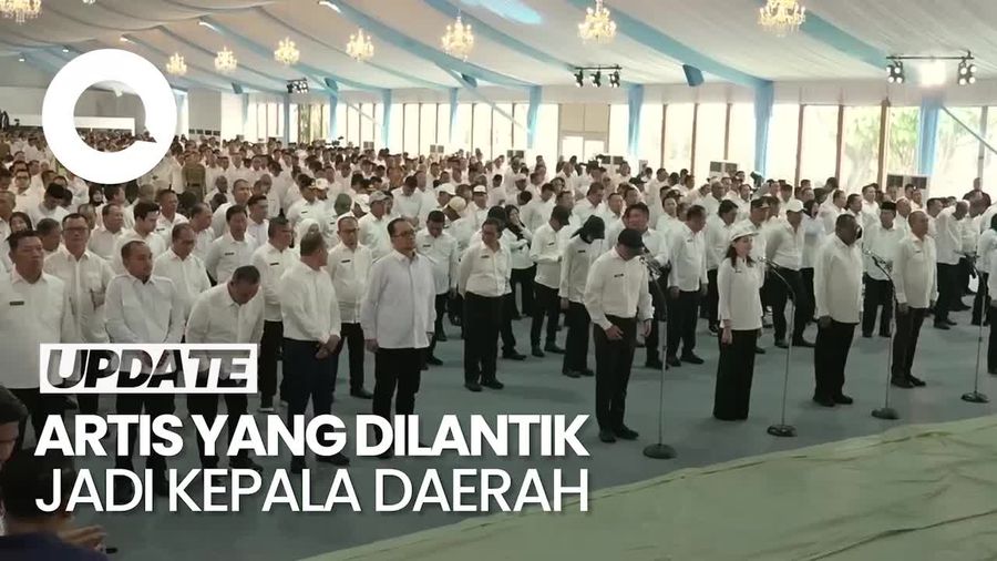 Video: Sederet Artis yang Jalani Pelantikan Kepala Daerah Serentak Hari Ini