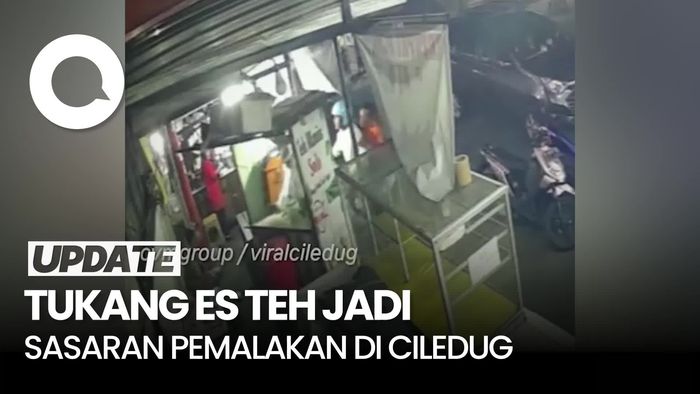 Video Viral Penjual Es Teh Dipalak dan Gerobak Diacak-acak di Ciledug