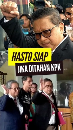Video: Hasto Siap Lahir Batin Jika Ditahan KPK Hari Ini