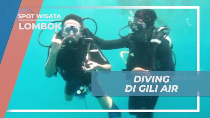 Menyelam di Spot Diving Halik, Gili Air, Lombok