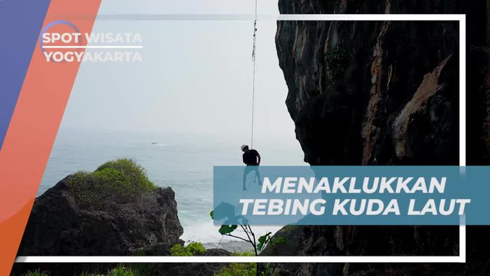 Menaklukkan Tebing Kuda Laut dengan Rappeling, Yogyakarta