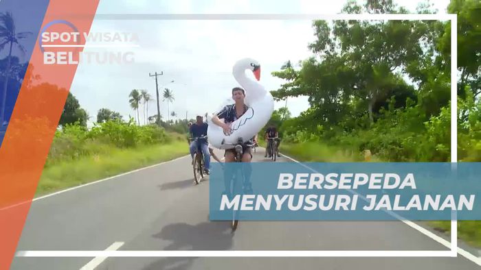Menyusuri Jalanan Belitung dengan Sepeda Ontel
