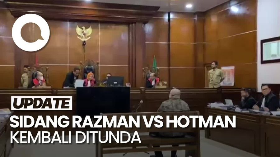Video: Sidang Hotman Paris Vs Razman Nasution Ditunda
