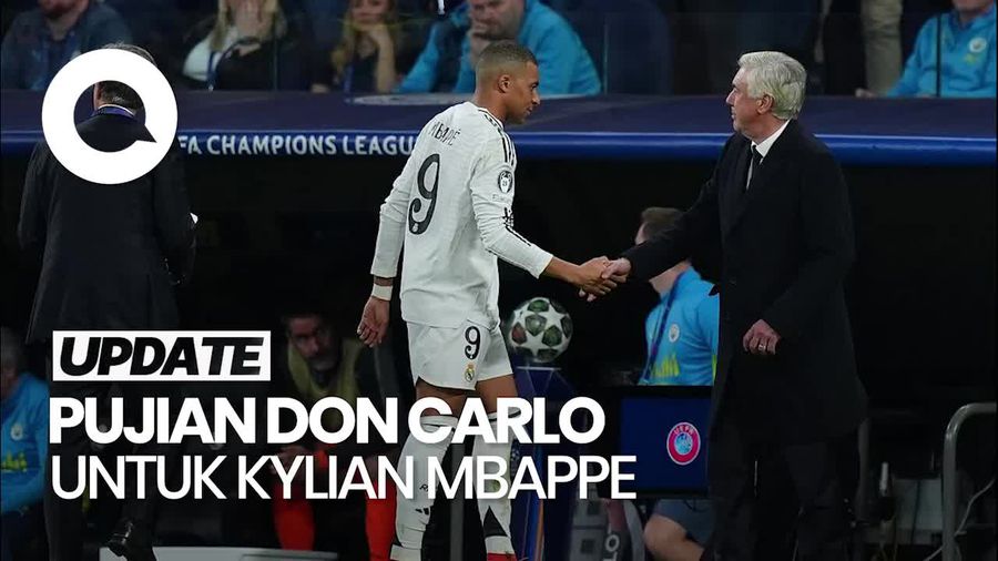 Video Ancelotti: Mbappe Punya Kualitas untuk Capai Level Ronaldo