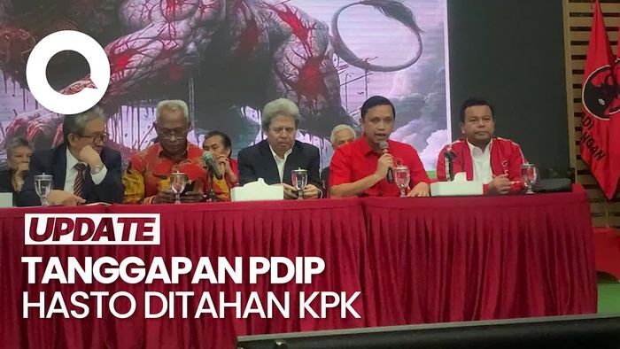 Video Tanggapan PDIP Hasto Ditahan KPK: Bagian dari Operasi Politik