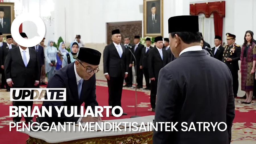 Video: Brian Yuliarto Ambil Alih Jabatan Mendiktisaintek