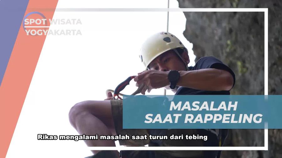 Atasi Masalah Rappeling di Tebing Kuda Laut, Yogyakarta