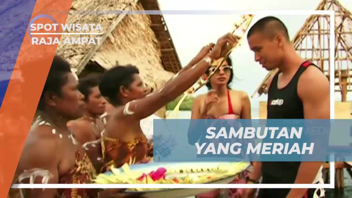 Nikmati Sambutan Meriah di Desa Sawinggrai, Raja Ampat