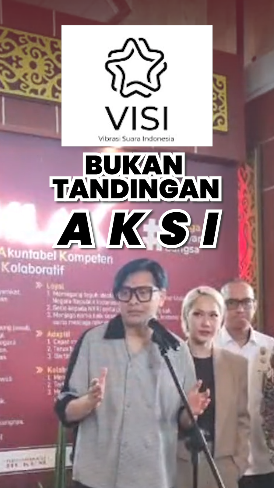Video: Jawaban Armand Maulana Saat VISI Disebut Jadi Tandingan AKSI