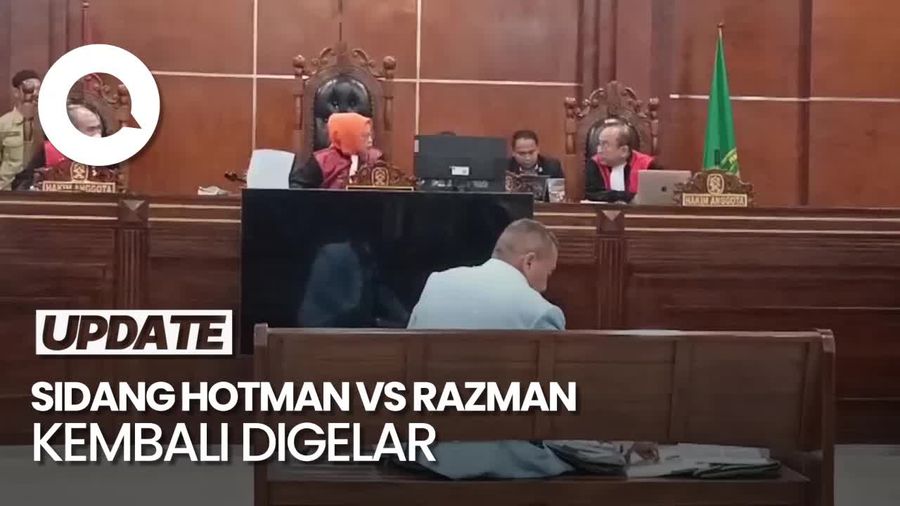 Video: Sidang Razman di PN Jakut Digelar Tertutup-Dijaga Polisi