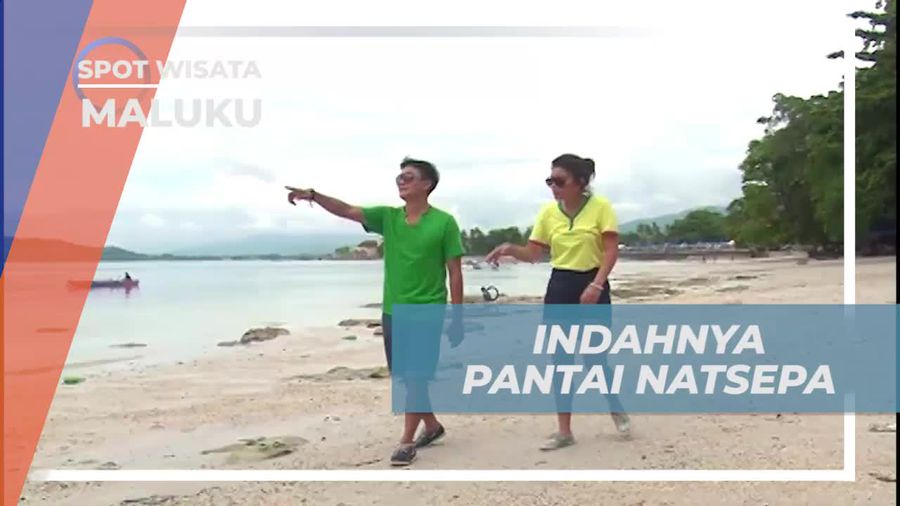 Menikmati Keindahan Pantai Natsepa, Maluku