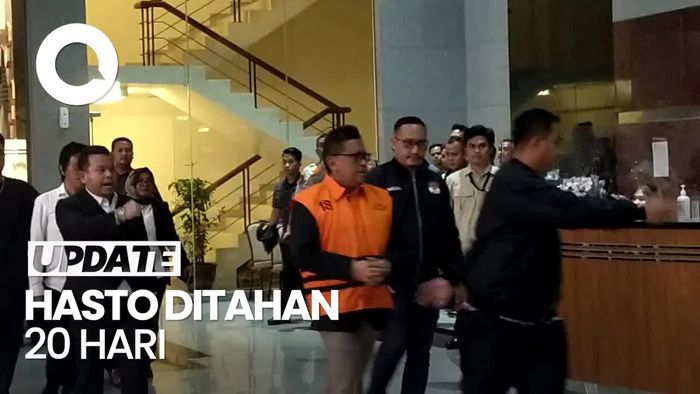 Video: Hasto Kristiyanto Ditahan di Rutan Kelas I Jaktim