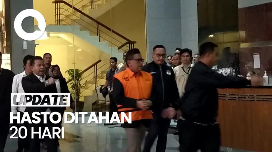 Video: Hasto Kristiyanto Ditahan di Rutan Kelas I Jaktim