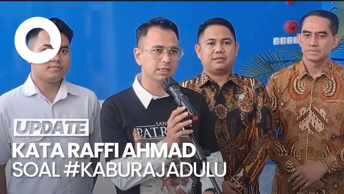 Video Raffi Ahmad soal Ramai #KaburAjaDulu: Vibes Harus Positif