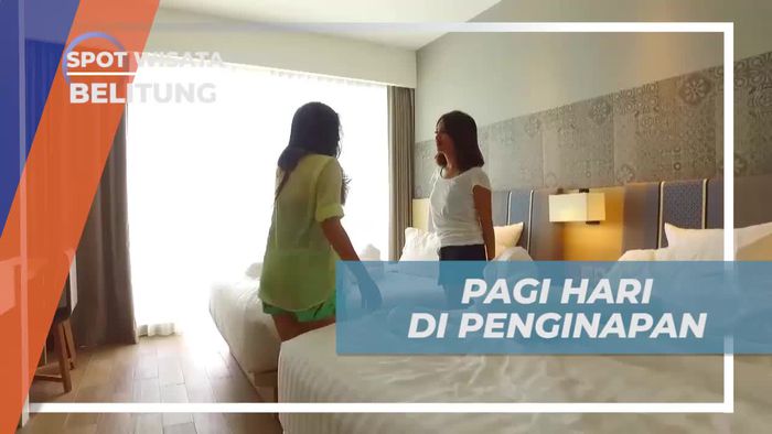 Pagi Cerah di Penginapan Tepi Laut, Belitung