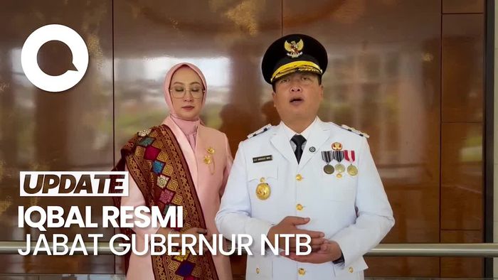 Video Iqbal Seusai Resmi Jadi Gubernur NTB: Saatnya untuk Kerja!