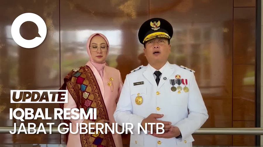 Video Iqbal Seusai Resmi Jadi Gubernur NTB: Saatnya untuk Kerja!