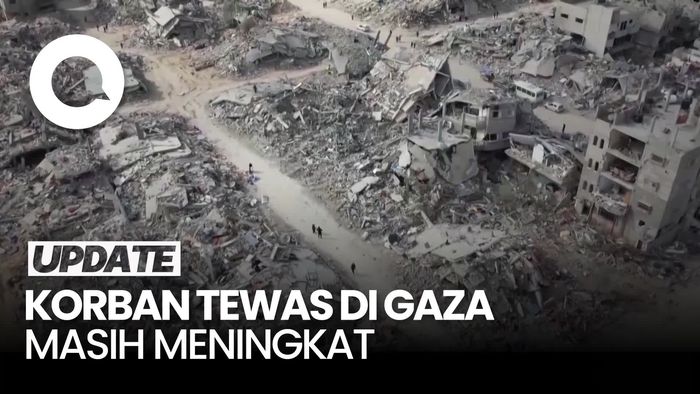 Video: Korban Tewas Warga Palestina di Gaza Capai 48.297