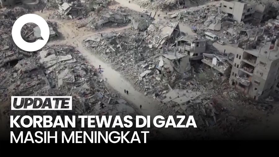 Video: Korban Tewas Warga Palestina di Gaza Capai 48.297