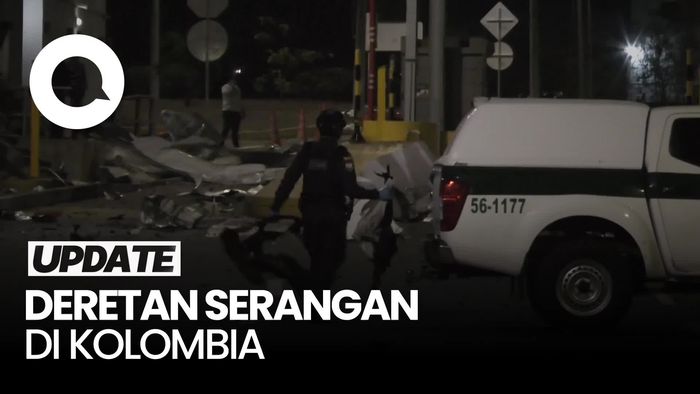 Video: Serangan Bom di Kolombia Lukai 6 Orang, Warga Ketakutan