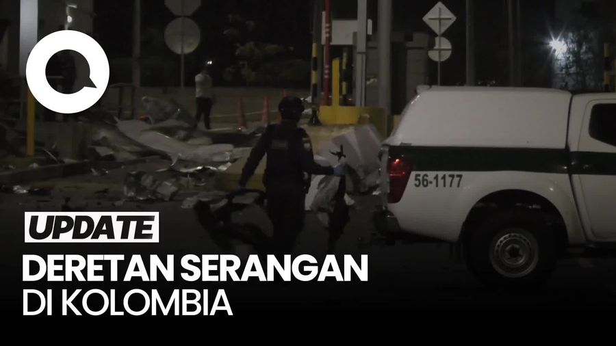 Video: Serangan Bom di Kolombia Lukai 6 Orang, Warga Ketakutan