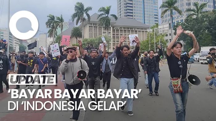 Video: Ketika Pendemo Indonesia Gelap Menyanyikan Bayar Bayar Bayar 