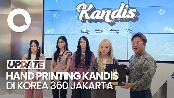 Video: Momen 4 Personil Kandis Simpan Hand Printing-nya di Korea 360 Jakarta