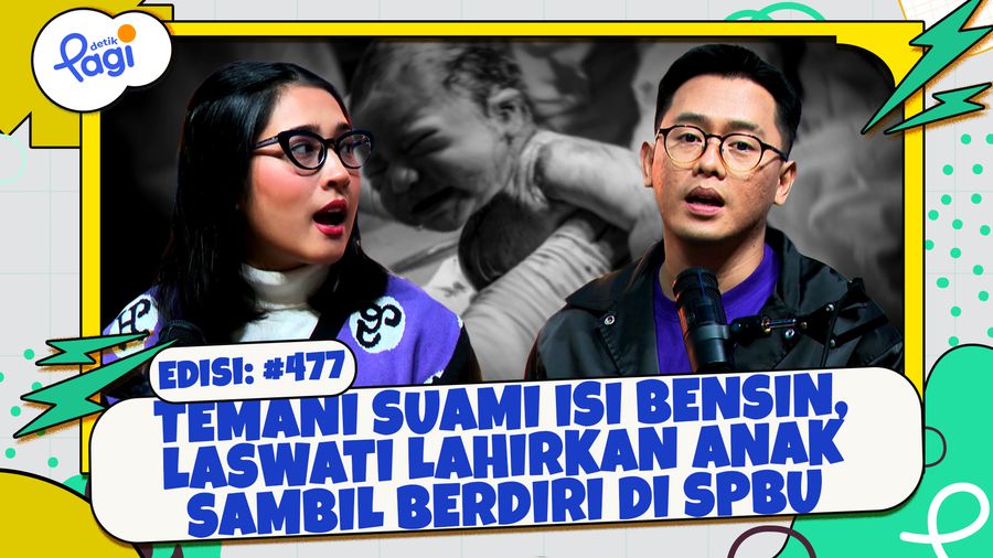 Temani Suami Isi Bensin, Laswati Lahirkan Anak Sambil Berdiri Di SPBU