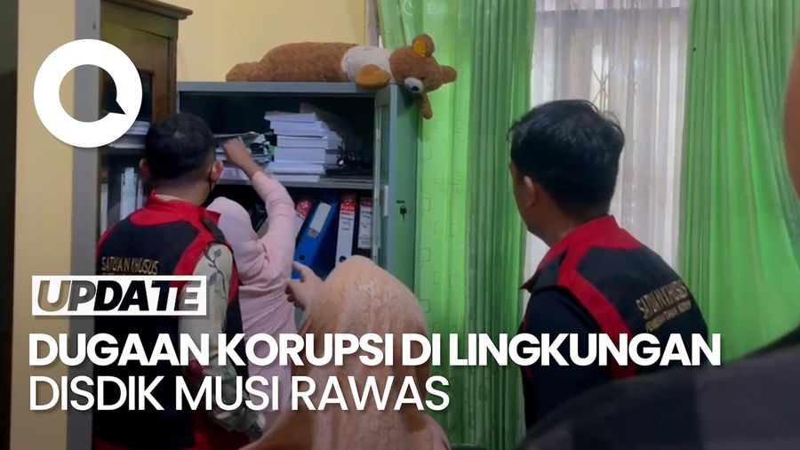 Video: Kantor Disdik-BPKAD Musi Rawas Digeledah Terkait Dugaan Korupsi  Anggaran