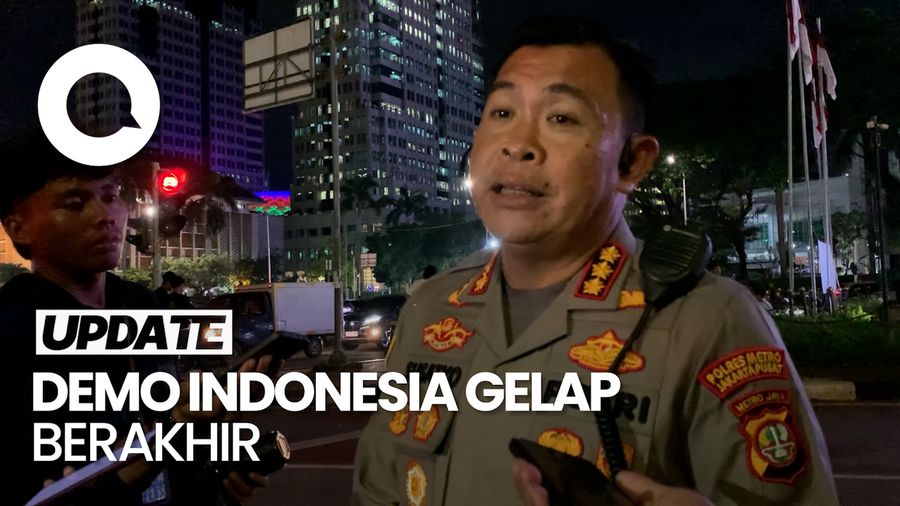 Video: Demo Indonesia Gelap Berakhir, Polisi Pastikan Tak Ada Massa yang Ditangkap
