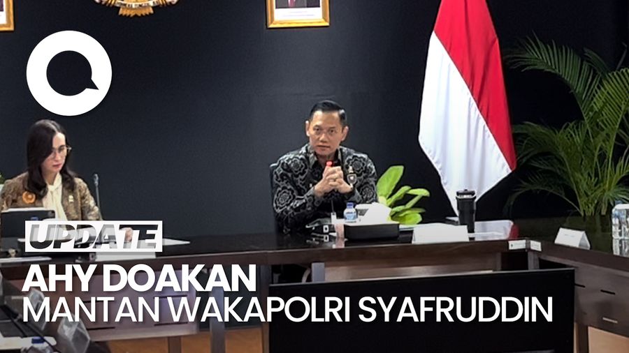 Video Doa AHY untuk Mantan Wakapolri Syafruddin: Semoga Husnulkhatimah