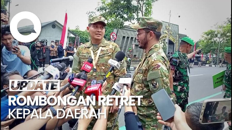 Video: Momen Rombongan Kepala Daerah Peserta Retret saat Tiba di Akmil Magelang