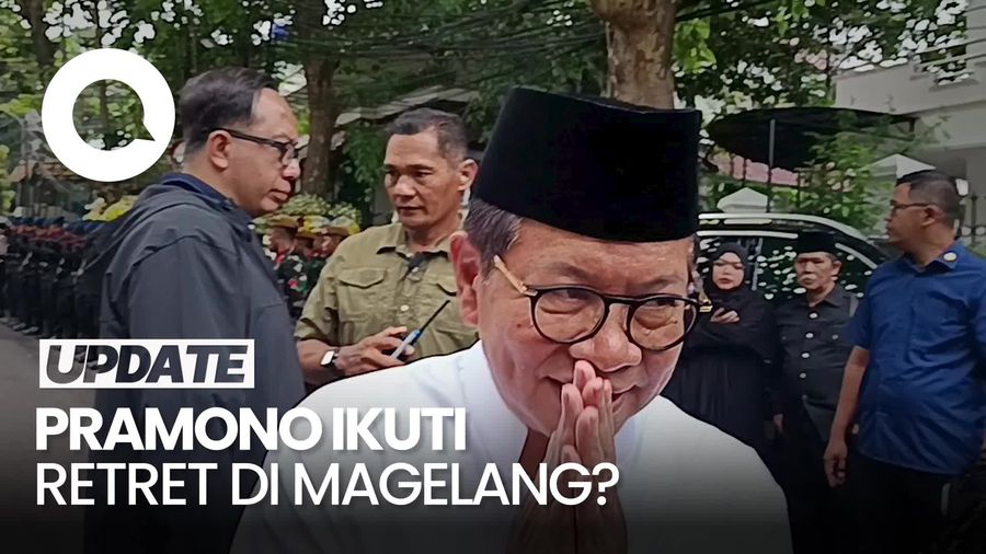 Video: Pramono Bungkam Kala Ditanya Ikut Retret Kepala Daerah di Magelang