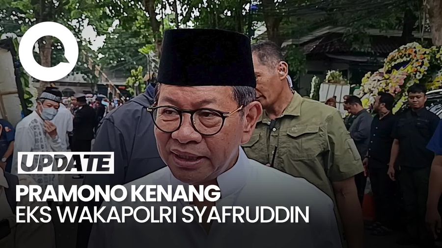 Video: Pramono Kenang Eks Wakapolri Syafruddin, Sempat Ucapkan Selamat Jadi Gubernur