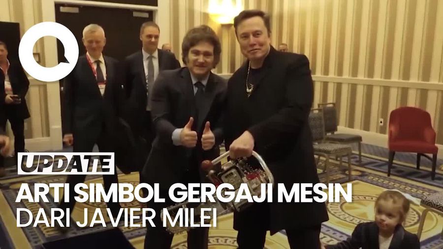 Video: Arti Simbol Gergaji Mesin dari Javier Milei untuk Elon Musk