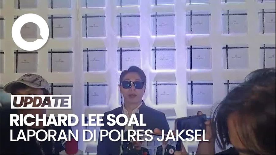 Video Soal Laporannya di Polres Jaksel, Richard Lee: Di-update Kepolisian Saja