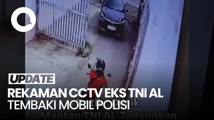Video: Eks TNI AL Tembaki Mobil Polisi saat Hendak Ditangkap Terkait Narkoba