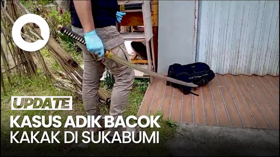 Video: Sadis, Kakak Tewas Dibacok Adik Kandung Pakai Pedang di Sukabumi