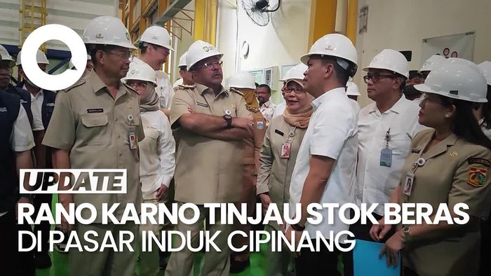 Video: Rano Karno Tinjau Stok-Harga Beras di Pasar Induk Cipinang Jelang Puasa