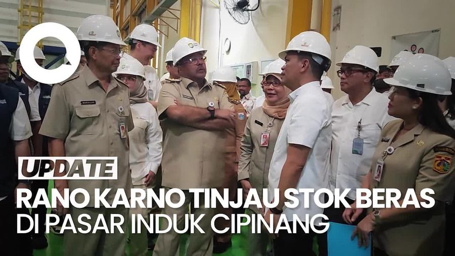 Video: Rano Karno Tinjau Stok-Harga Beras di Pasar Induk Cipinang Jelang Puasa