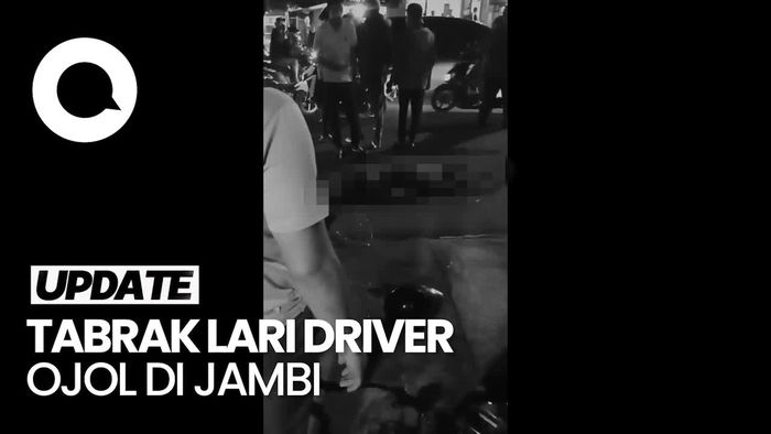 Video: Driver Ojol Wanita di Jambi Ditabrak Pemotor, Pelaku Kabur