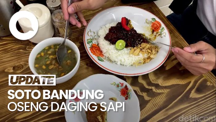 Video: Sajian Soto Bandung Unik dengan Oseng Daging Sapi