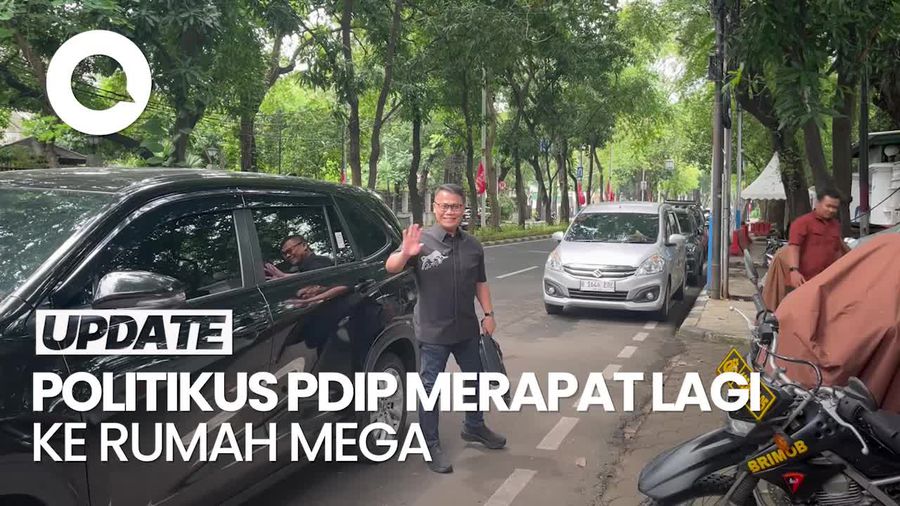 Video: Sejumlah Politikus PDIP Sambangi Rumah Megawati Lagi Hari Ini